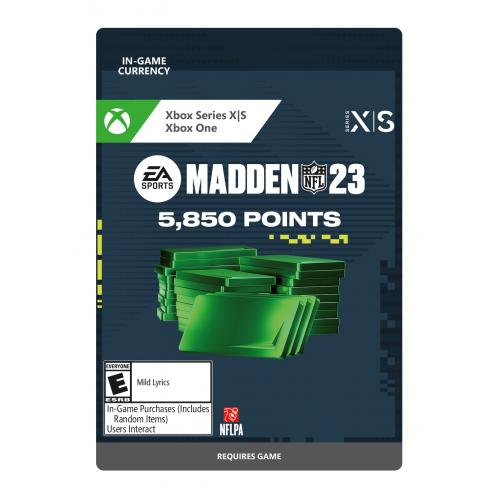 Madden NFL 23: 5850 Madden Points (Digital Download) - For Xbox One, Xbox Series S, Xbox Series X - In game currency - For Madden 23