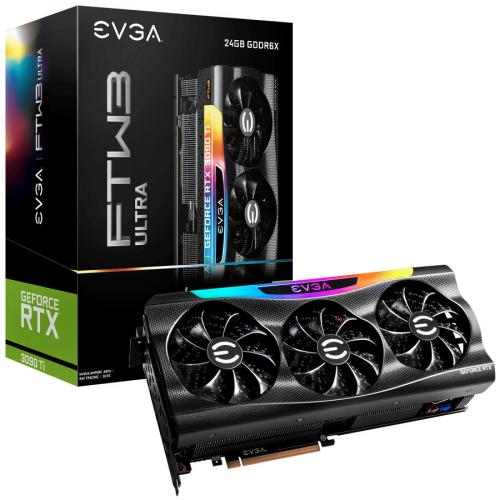 EVGA NVIDIA GeForce RTX 3090 Ti Graphic Card + Ghostwire: Tokyo, DOOM Eternal, DOOM Eternal Year One Pass Game Bundle (Email Delivery) 