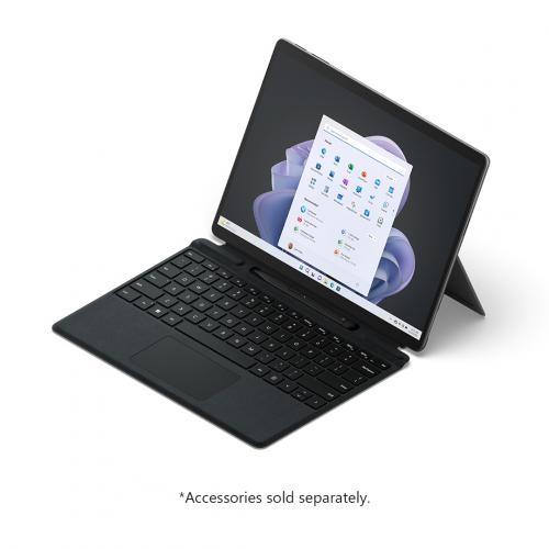 Microsoft Surface Pro 9 13" Tablet Intel Core I5 1235U 8GB RAM 256GB SSD Graphite   12th Gen I5 1235U Deca Core   2880 X 1920 PixelSense Flow Display   Up To 120 Hz Refresh Rate   Windows 11 Home   Up To 15.5 Hr Battery Life 