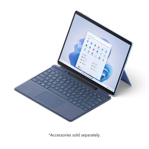 Microsoft Surface Pro 9 13" Tablet Intel Core I5 1235U 16GB RAM 256GB SSD Sapphire   12th Gen I5 1235U Deca Core   2880 X 1920 PixelSense Flow Display   Up To 120 Hz Refresh Rate   Windows 11 Home   Up To 15.5 Hr Battery Life 