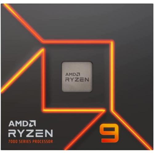 AMD Ryzen 9 7950X 16-core 32-thread Desktop Processor - 16 cores & 32 threads - 4.5GHz- 5.7GHz CPU Speed - 81MB Total Cache - PCIe 4.0 Ready - Cooler not included