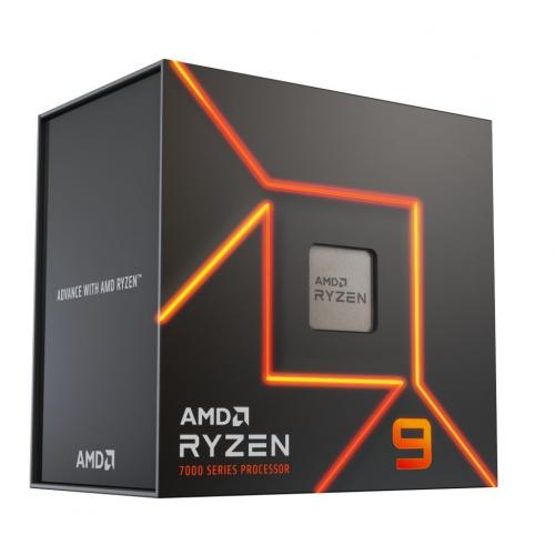 AMD Ryzen 9 7900X 12-core 24-thread Desktop Processor - 12 cores & 24 threads - 4.7GHz- 5.6GHz CPU Speed - 76MB Total Cache - PCIe 4.0 Ready - Cooler not included