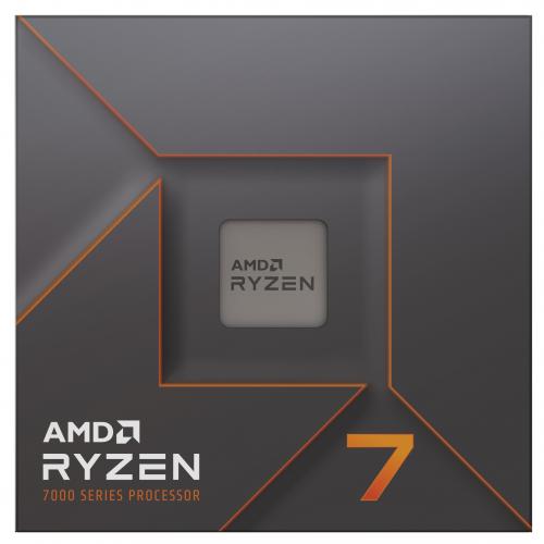 AMD Ryzen 7 7700X 8-core 16-thread Desktop Processor - 8 cores & 16 threads - 4.5GHz- 5.4GHz CPU Speed - 40MB Total Cache - PCIe 4.0 Ready - Cooler not included