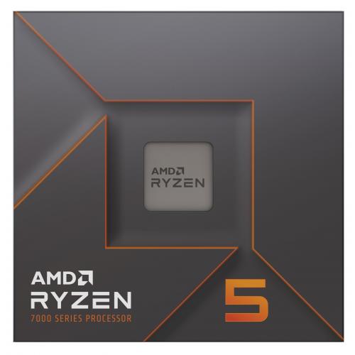 AMD Ryzen 5 7600X 6-core 12-thread Desktop Processor - 6 cores & 12 threads - 4.7GHz- 5.3GHz CPU Speed - 38MB Total Cache - PCIe 4.0 Ready - Cooler not included