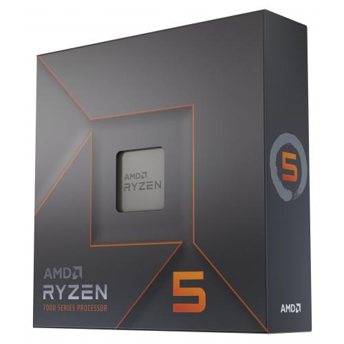AMD Ryzen 5 7600X 6 Core 12 Thread Desktop Processor   6 Cores & 12 Threads   4.7GHz  5.3GHz CPU Speed   38MB Total Cache   PCIe 4.0 Ready   Cooler Not Included 