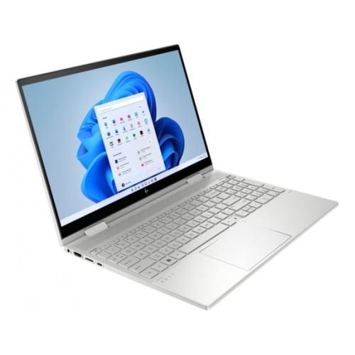 HP ENVY X360 15.6" Touchscreen Convertible 2 In 1 Notebook Intel Core I5 1240P 8GB RAM 512GB SSD Natural Silver Aluminum 