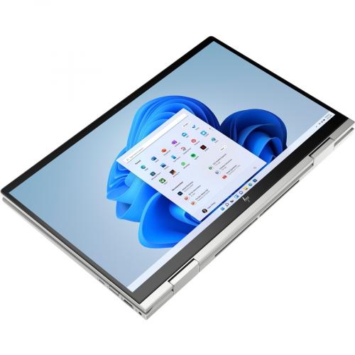 HP ENVY X360 15.6" Touchscreen Convertible 2 In 1 Notebook Intel Core I5 1240P 8GB RAM 512GB SSD Natural Silver Aluminum 