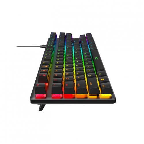 HyperX Alloy Origins Core Tenkeyless Linear Switch Mechanical Gaming Keyboard   Tenkeyless With Detachable Cable   RGB Backlighting   Customizable With NGENUITY Software   Three Adjustable Keyboard Angles   HyperX Red Linear Key Switches 