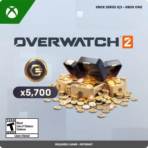 Overwatch 2 Coins 5,000 (Digital Download) - Xbox One & Xbox Series X|S - Action & Adventure, Shooter - Currency - Rated T (For Teen)