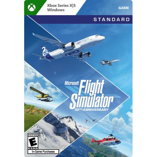 Microsoft Flight Simulator 40th Anniversary (Digital Download) - Windows & Xbox Series X|S - Simulation - Rated E (For Everyone)