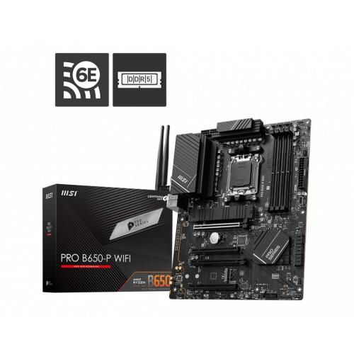 MSI AMD PRO B650-P WIFI Motherboard - AMD B650 Chipset - 128 GB DDR5 Max Memory Supported - Supports AMD Ryzen 7000 Series Desktop Processors - Socket AM5