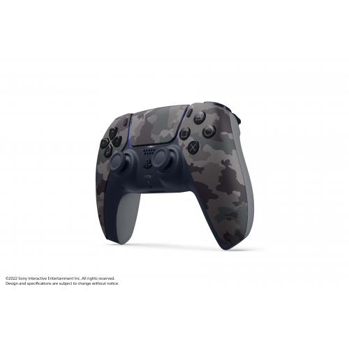 PlayStation 5 DualSense Wireless Controller Gray Camouflage   Compatible W/ PlayStation 5   Built In Microphone & 3.5mm Jack   Feat. Haptic Feedback & Adaptive Triggers   Charge & Play Via USB Type C   Features New Create Button 
