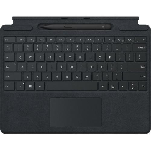 Microsoft Surface Pro Signature Keyboard With Surface Slim Pen 2 Black + Microsoft Surface Mobile Mouse Poppy Red 
