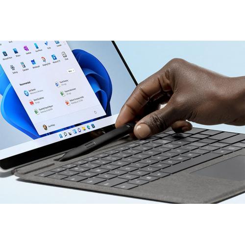 Microsoft Surface Pro Signature Keyboard Platinum With Surface Slim Pen 2 Black + Microsoft Surface Mobile Mouse Ice Blue 