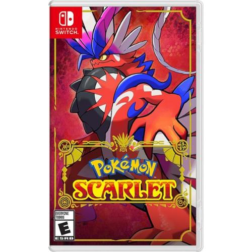 Pokemon Scarlet Nintendo Switch - Rated E (For Everyone) - Adventure & Role Playing Game - Single Player Supported