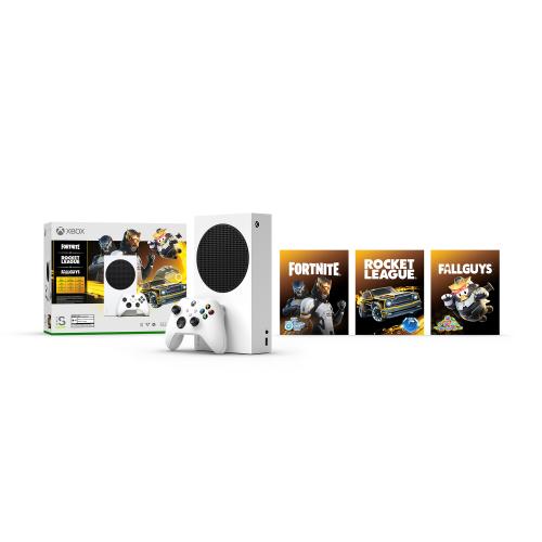 Xbox Series S Gilded Hunters Bundle - Includes Xbox Wireless Controller - Up to 120 frames per second - 10GB RAM 512GB SSD - Experience high dynamic range - Xbox Velocity Architecture