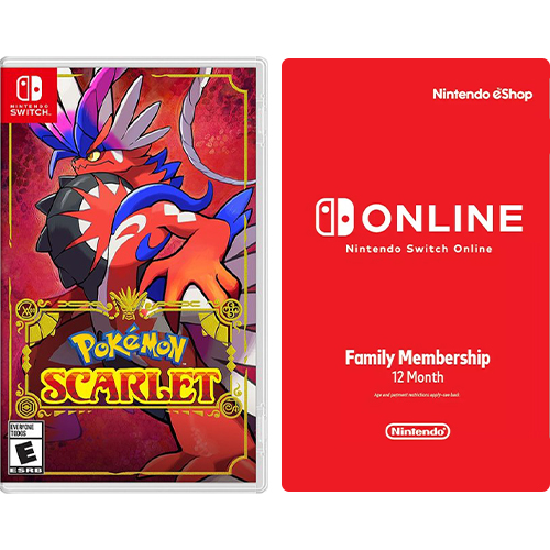 Pokemon Scarlet Nintendo Switch / Nintendo Switch Online Family