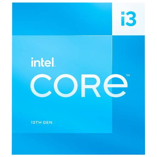 Intel Core i3-13100 Desktop Processor - 4 Cores (4E+0P) & 8 Threads - Up to 4.50 GHz Turbo Speed - PCIe 5.0 & 4.0 Support - Intel UHD Graphics 730 - Intel Laminar RM1 Cooler Included