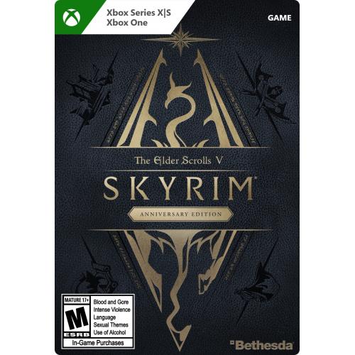 The Elder Scrolls V: Skyrim Anniversary Edition (Digital Download) - For Xbox One, Xbox Series S, Xbox Series X - Rated M (Mature) - Role Playing