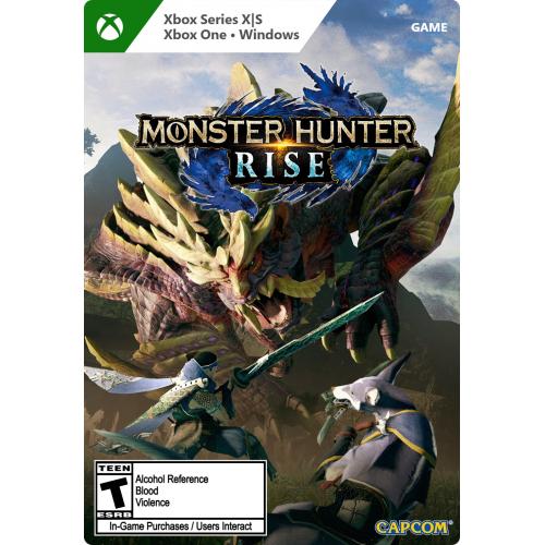 Monster Hunter Rise (Digital Download) - For Xbox One, Xbox Series S, Xbox Series X and Windows - Rated T (Teen) - Action & Adventure