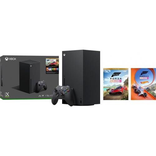 Xbox Series X 1TB SSD Forza Horizons 5 Console Bundle - Includes Xbox Wireless Controller - Includes Forza Horizons 5 - 16GB RAM 1TB SSD - Experience True 4K Gaming - Xbox Velocity Architecture