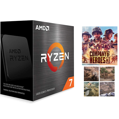 AMD Ryzen 7 5700X 8-core 16-thread Desktop Processor without cooler + Company of Heroes 3 (Email Delivery)