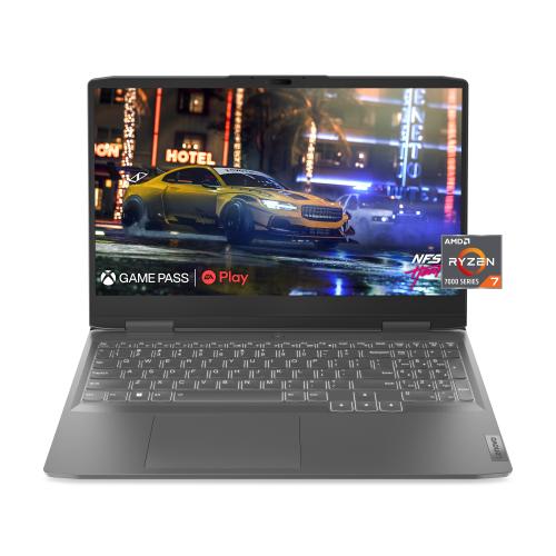 Lenovo LOQ 15 15.6" Gaming Laptop 1920 x 1080 FHD 144Hz AMD Ryzen 7-7840HS 16GB RAM 512GB SSD NVIDIA GeForce RTX 4060 8GB Onyx Grey