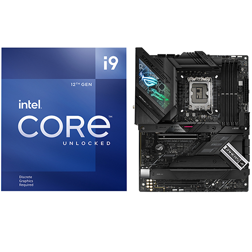 Intel Core i9-12900KF Unlocked Desktop Processor + Asus ROG Strix Z690-F GAMING WIFI Desktop Motherboard