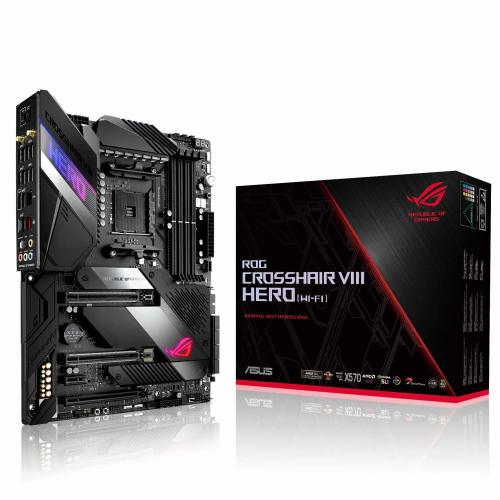AMD Ryzen 7 5700X 8 Core 16 Thread Desktop Processor Without Cooler + Asus ROG Crosshair VIII Hero Desktop Motherboard   8 Cores & 16 Threads   3.4 GHz  4.6 GHz CPU Speed   36MB Total Cache   PCIe 4.0 Ready   8 X SATA Interfaces 