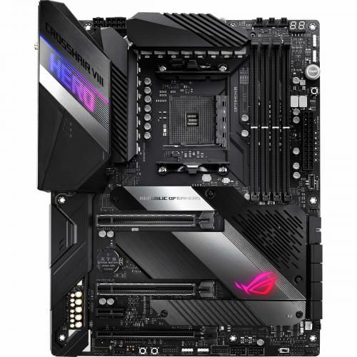 AMD Ryzen 7 5700X 8 Core 16 Thread Desktop Processor Without Cooler + Asus ROG Crosshair VIII Hero Desktop Motherboard   8 Cores & 16 Threads   3.4 GHz  4.6 GHz CPU Speed   36MB Total Cache   PCIe 4.0 Ready   8 X SATA Interfaces 
