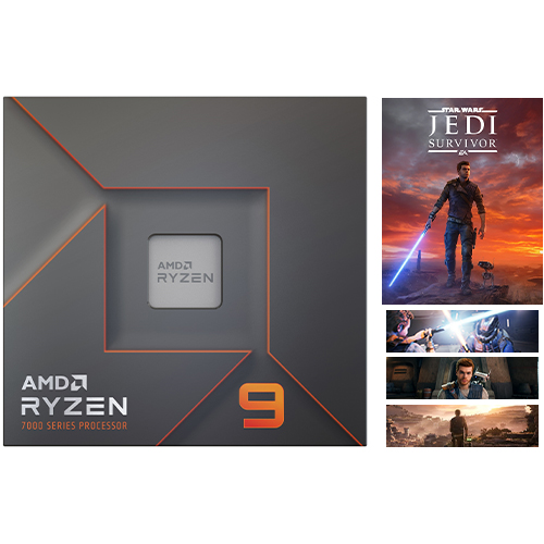 AMD Ryzen 9 7950X 16-core 32-thread Desktop Processor + STAR WARS Jedi: Survivor (Email Delivery)