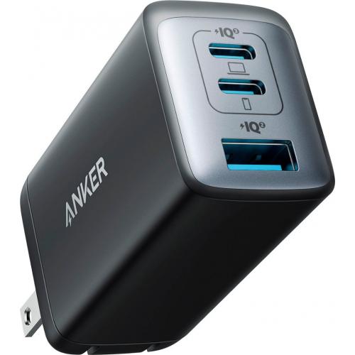 Anker 735 65W 3-Port USB Foldable Fast Wall Charger with GaN - The only charger you need - High-speed charging - Compact design - Powered by GaN II technology