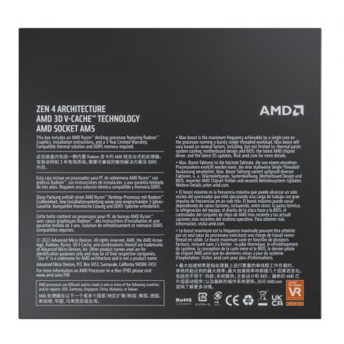AMD Ryzen 7 7800X3D Gaming Processor   8 Core & 16 Threads   5.00 GHz Max Boost Clock   96 MB L3 Cache   Integrated AMD Radeon Graphics   AM5 CPU Socket 