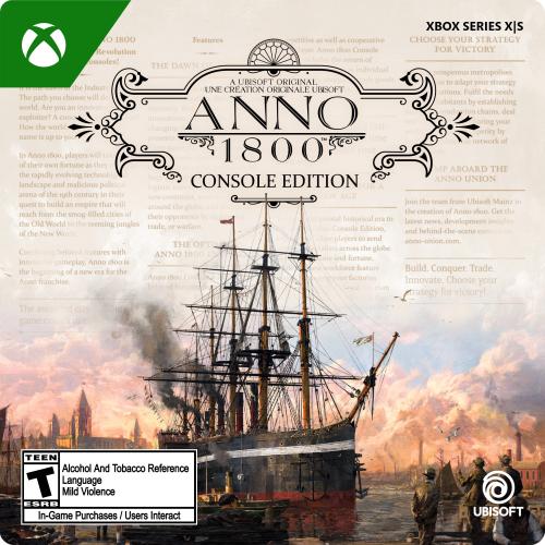 Anno 1800 Console Edition (Digital Download) - For Xbox Series X and Series S - Rated T (Teen) - Strategy