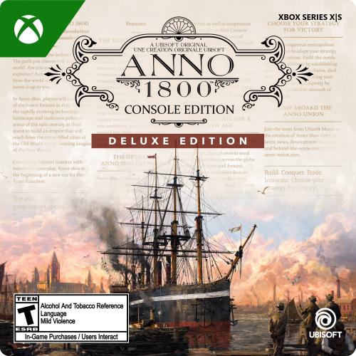 Anno 1800 Console Edition Deluxe (Digital Download) - For Xbox Series X and Series S - Rated T (Teen) - Strategy