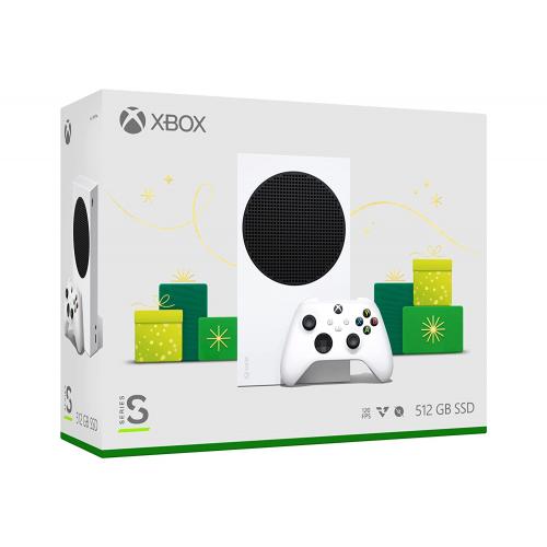 Xbox Series S 512GB SSD Console White + Xbox Wireless Controller Electric Volt   Includes Xbox Wireless Controller   Up To 120 Frames Per Second   10GB RAM 512GB SSD   Experience High Dynamic Range   Xbox Velocity Architecture 