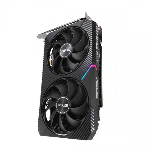 ASUS Dual GeForce RTX 3060 8GB Graphics Card   NVIDIA Ampere Streaming Multiprocessors   2nd Generation RT Cores   3rd Generation Tensor Cores   8 GB GDDR6 Memory   1807 MHz OC Boost Clock 