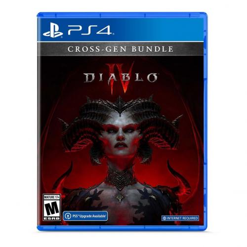 Diablo IV Cross Gen Bundle + $10 PlayStation Store Gift Card (Digital Download)   Rated M (Mature)   For PlayStation 4 And PlayStation 5   Action & Adventure RPG   PS5 Upgrade Available 
