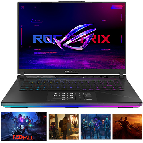 ASUS ROG Strix SCAR 16 Nebula 16" Gaming Laptop 2560x1600 WQXGA 240Hz Display Intel Core i9-13980HX 32GB RAM 1TB SSD NVIDIA GeForce RTX 4080 12GB Off Black + Redfall Bite Back Edition (Email Delivery)