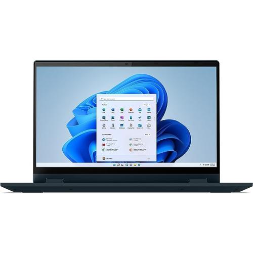 Lenovo IdeaPad Flex 5 14" Touchscreen 2-in-1 Notebook 1920x1080 FHD AMD Ryzen 5 5500U 16GB RAM 256GB SSD AMD Radeon 7 Graphics Abyss Blue