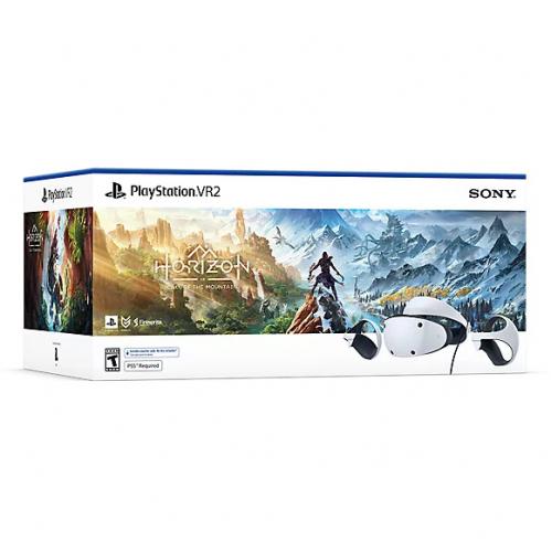 PlayStation VR2 Horizon Call of the Mountain Bundle - Rated T (Teen) - Action & Adventure - Horizon Call of the Mountain voucher code included - PlayStation VR2 Sense technology - PS5 console required to play PS VR2
