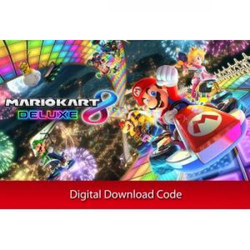 Mario Kart 8 Deluxe (Digital Download) - For Nintendo Switch - Rated E (For Everyone) - Racing/Party Game