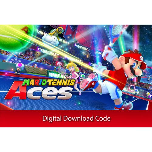 Mario Tennis Aces (Digital Download) - for Nintendo Switch - Rated E (For Everyone) - Sports Game - Multiplayer Supported