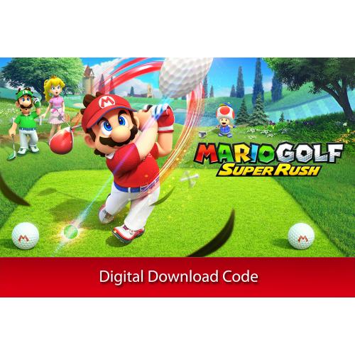 Mario Golf: Super Rush (Digital Download) - For Nintendo Switch - Rated E (For Everyone) - Golf Sport Sim
