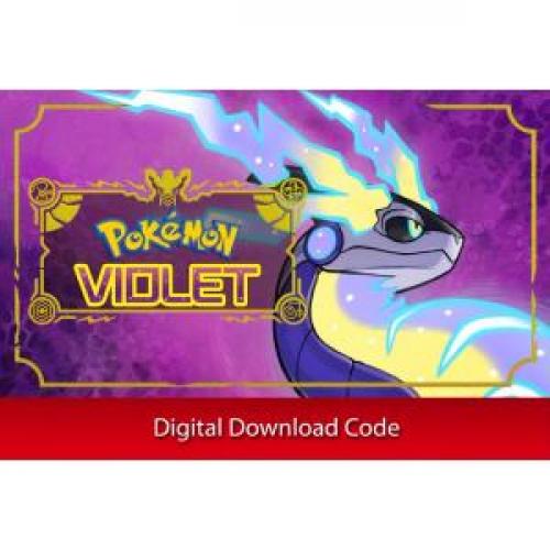 Pokemon Violet (Digital Download) - for Nintendo Switch - Rated E (For Everyone) - Adventure & Role Playing Game - Single Player Supported