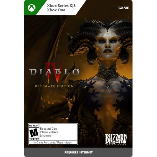 Diablo IV Ultimate Edition (Digital Download) - For Xbox One, Xbox Series S, Xbox Series X - Rated M (Mature) - Action & Adventure RPG