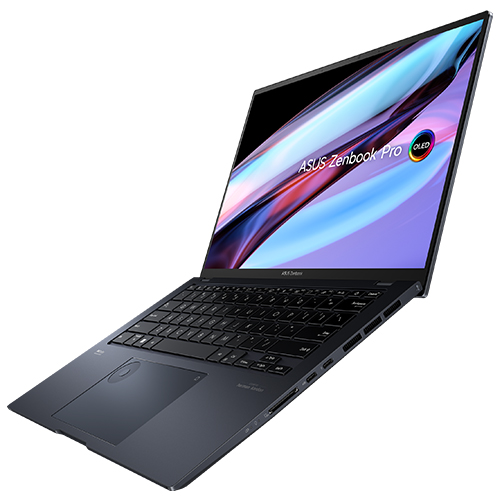 ASUS Zenbook Pro 14 14.5" OLED Touchscreen Notebook 120Hz Intel Core I9 13900H 16GB RAM 1TB SSD NVIDIA GeForce RTX 4060 Tech Black 