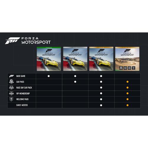 Forza Motorsport: Standard Edition For Xbox Series X   ESRB Rated E (Everyone)   Racing Game   Collect Over 500 Cars   Race. Stunt. Create. Explore 