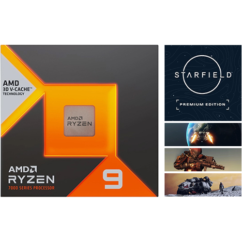 AMD Ryzen 9 7950X3D Gaming Processor + Starfield Premium Edition (Email Delivery)