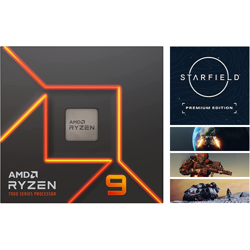 AMD Ryzen 9 7950X 16-core 32-thread Desktop Processor / Starfield